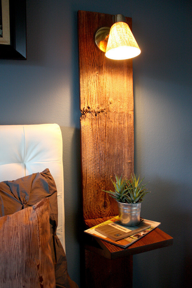 16. Use a wooden wall mount.