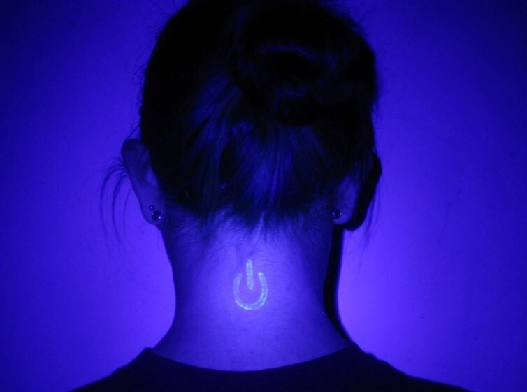 Black Light Tattoos That Will Make Your Heart Glow