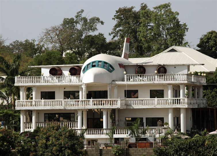 The plane house in Nigeria.