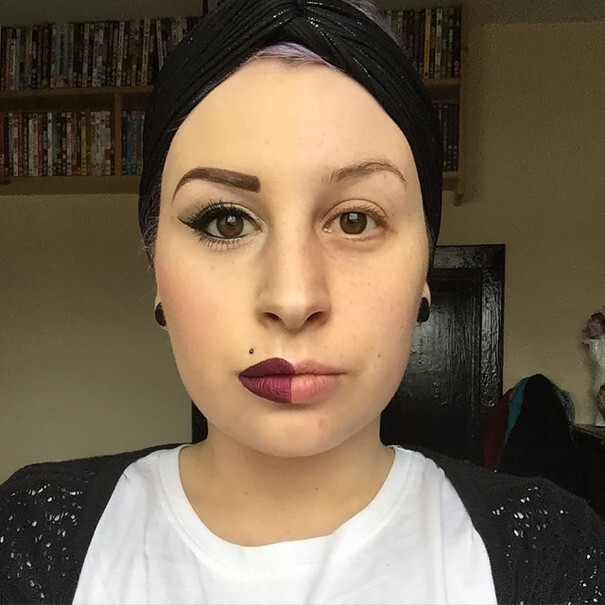 Women Post Selfies With Half-Made-Up Faces To Fight Makeup Shaming