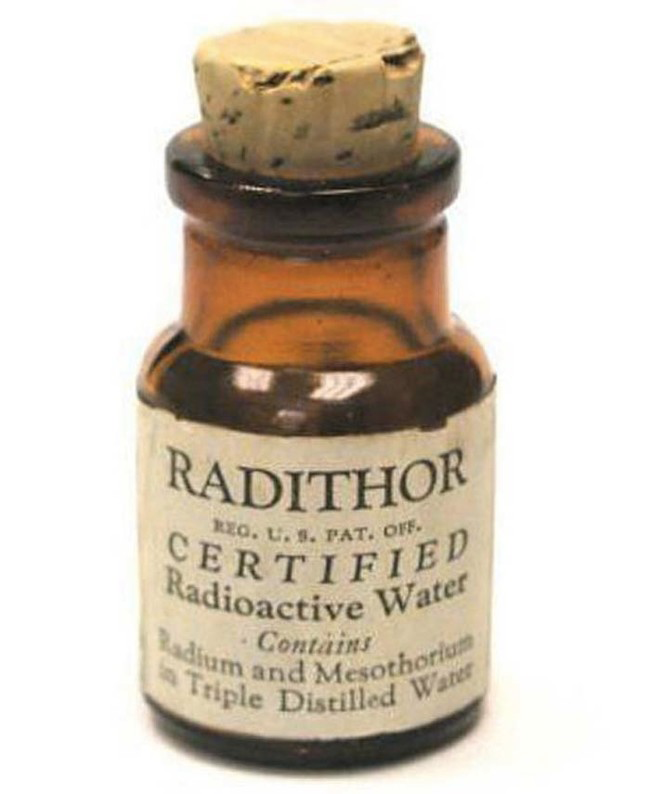 12. "Healing" radioactive water, circa 1928.