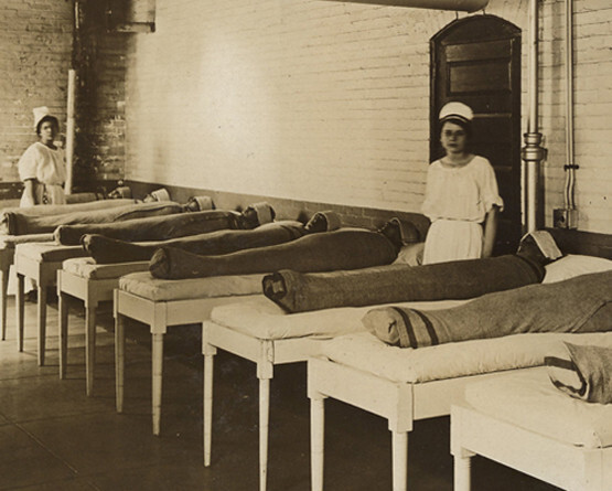 1. Patients at mental institutions were restrained with wet blankets