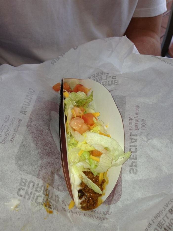 10. This shell-less taco:
