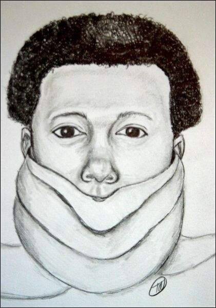 This is apparently a very detailed sketch of a suspect in Delaware...good luck knowing what he really looks like!