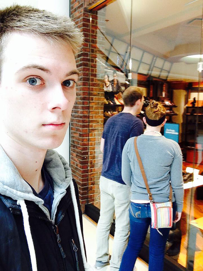 Man Documents His Life As The Third Wheel For 3 Years In Selfies