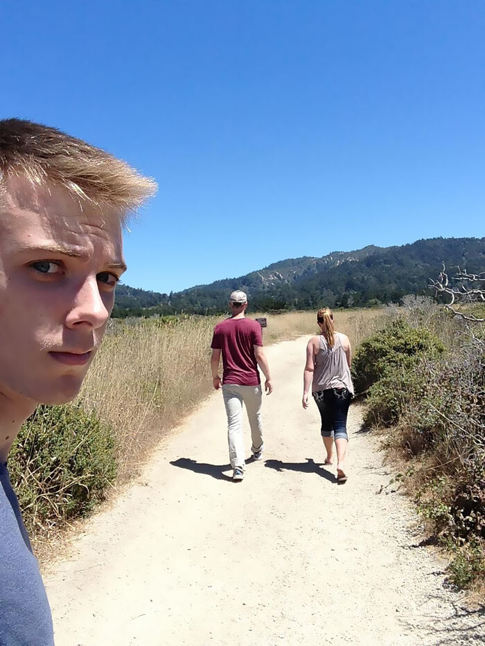 Man Documents His Life As The Third Wheel For 3 Years In Selfies