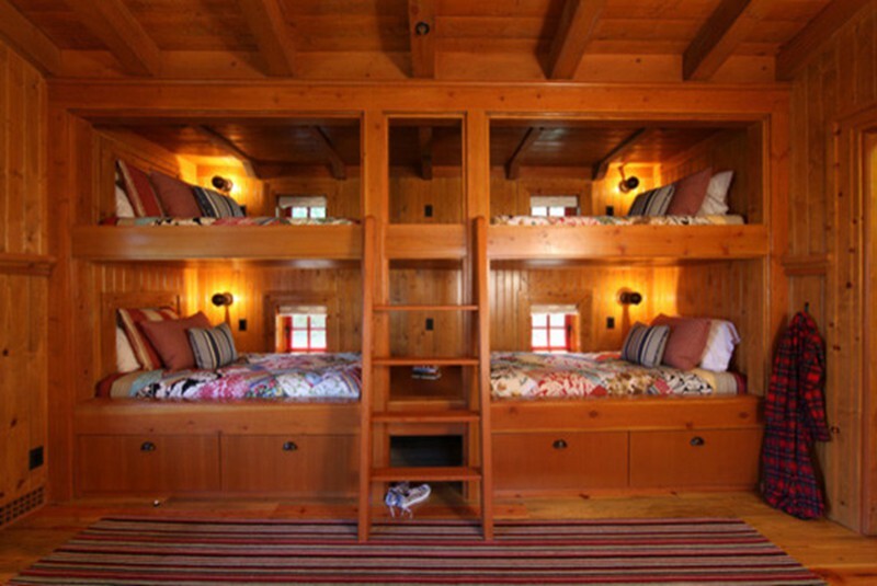 8. Bigger bunk beds are great for a guest house, because then everyone can come visit!
