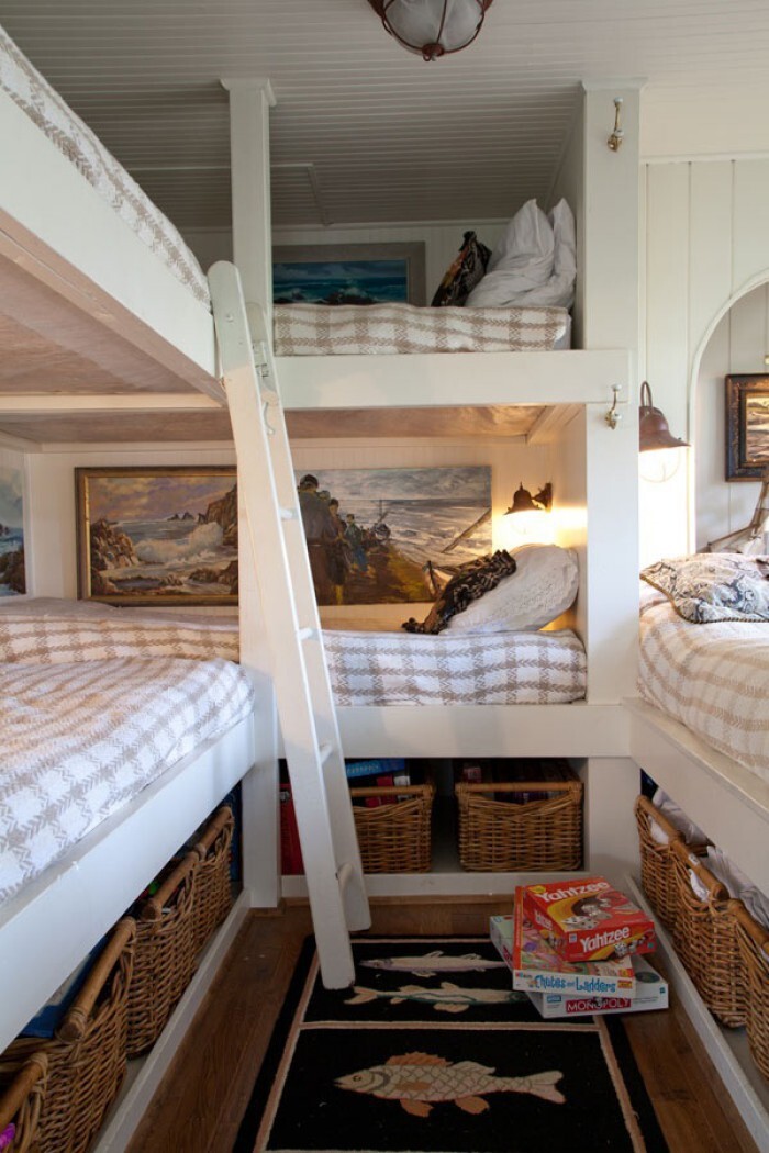 5. Turn a tiny room into a bedroom for 5. 