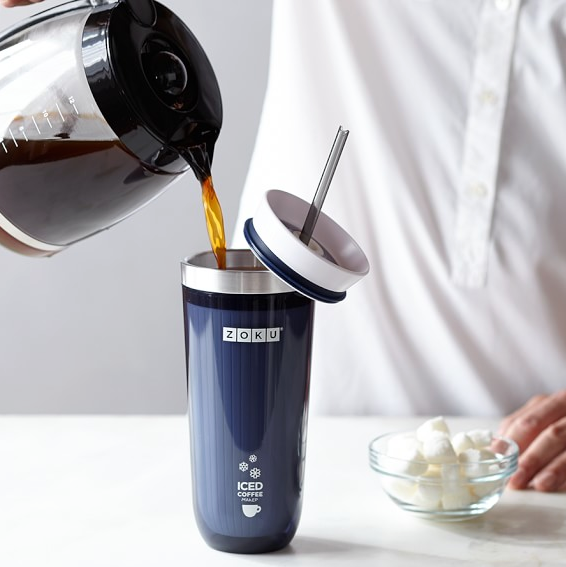 This cup that will instantly turn hot coffee into iced: