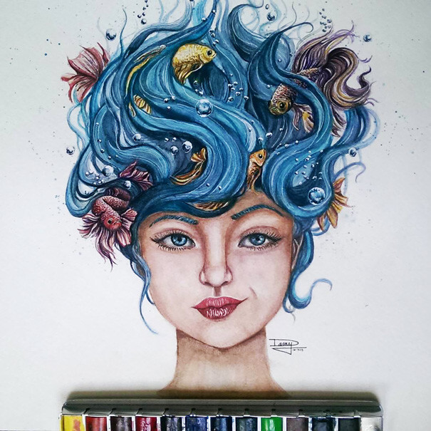 17-Year-Old Self-Taught Mexican Artist Creates Stunning Drawings