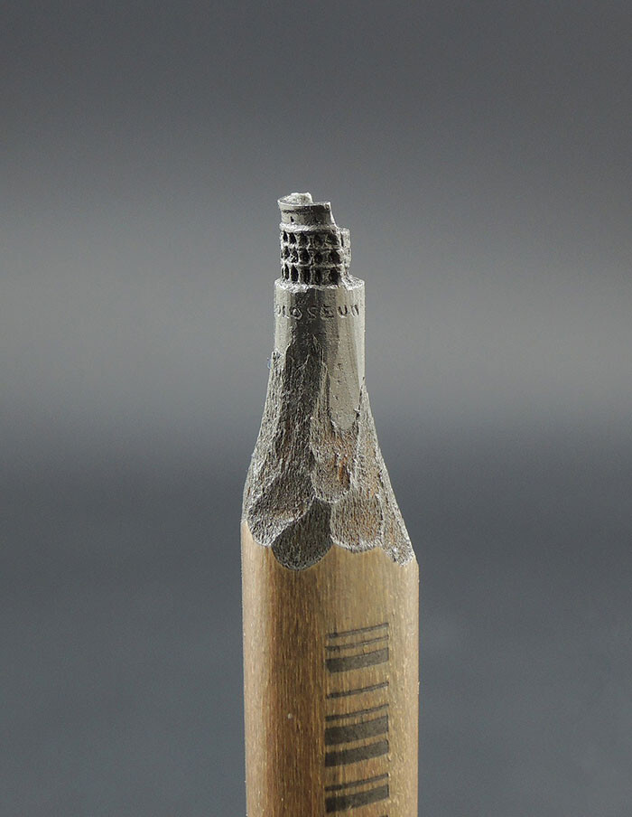 Stunningly Detailed Sculptures Carved From Pencil Tips By Bosnian Arti