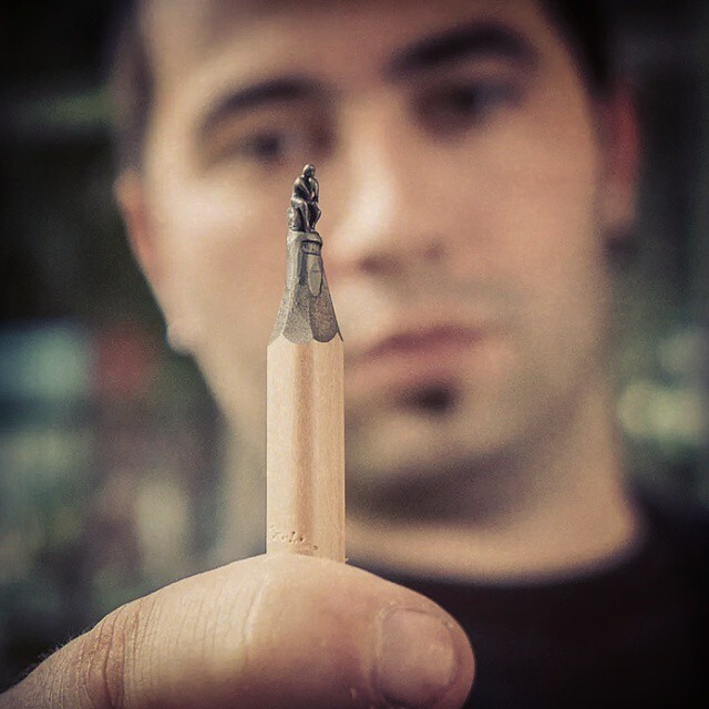Stunningly Detailed Sculptures Carved From Pencil Tips By Bosnian Arti