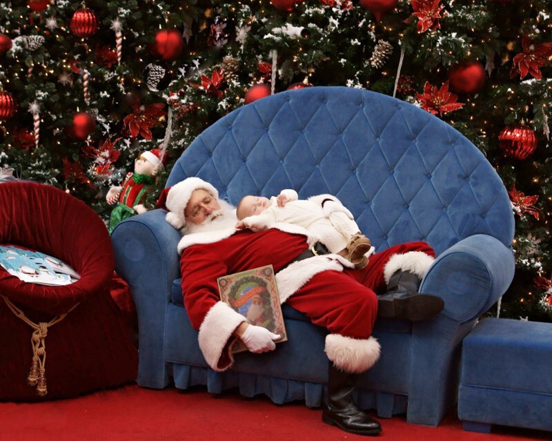 Santa needs a break too
