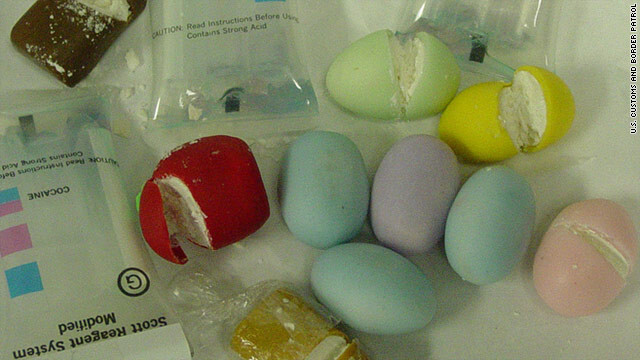 2. Easter eggs made out of cocaine