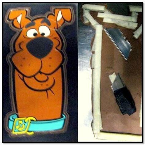 14. Razor blades in a Scooby Doo card