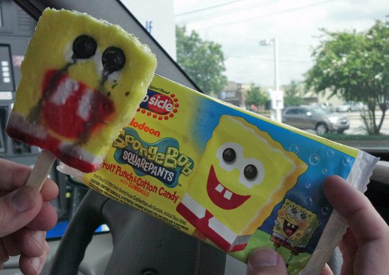 This debasement of both ice cream and Spongebob in one fell swoop: