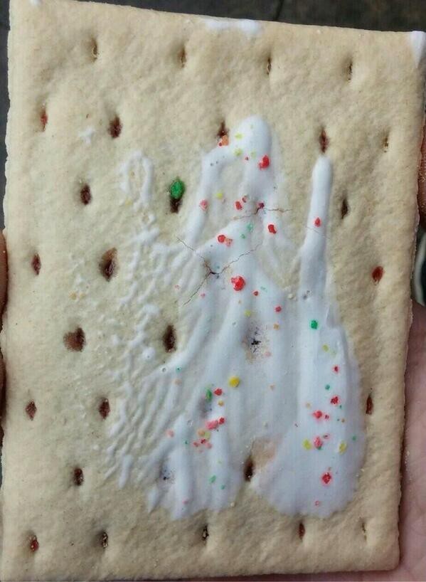 The lack of respect for this Pop Tart's frosting: