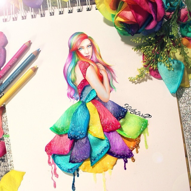 19-Year-Old Artist Uses Real-Life Objects To Complete Her Illustrations