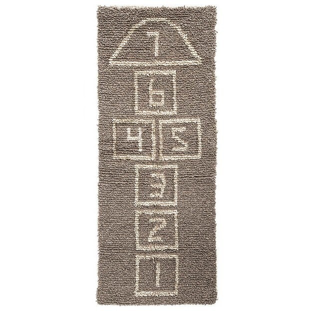 A rug that’ll let you bring your hopscotch game indoors.