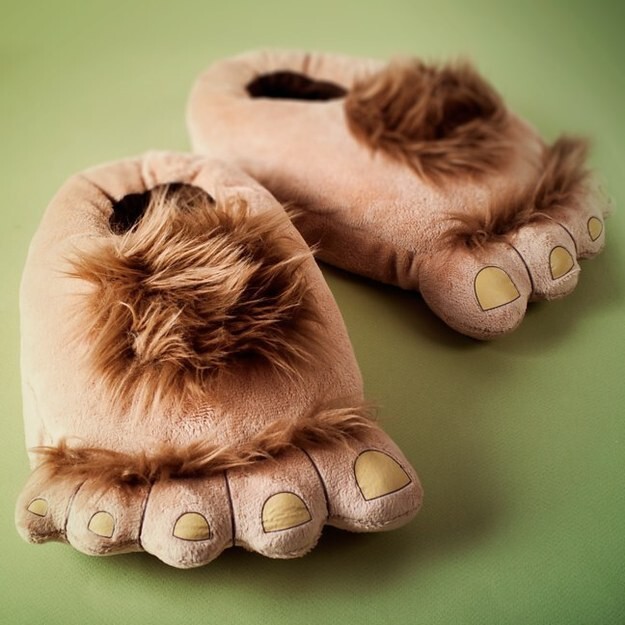 A pair of slippers that will turn you into a Hobbit.