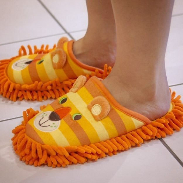 Duster slippers to make cleaning feel like less of a chore.