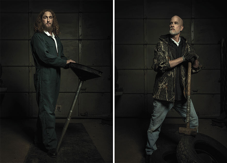 Auto Mechanics Hilariously Recreate Renaissance Paintings