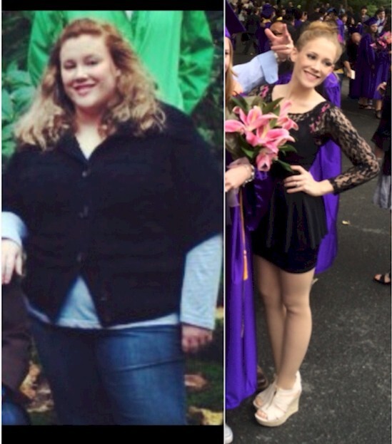 Reddit user hannahmae1991 went from 261 lbs. to 115.