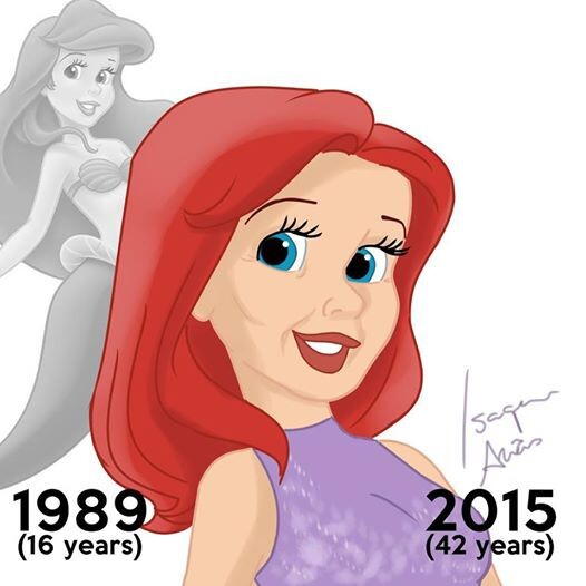 Ariel would be 42 years old.