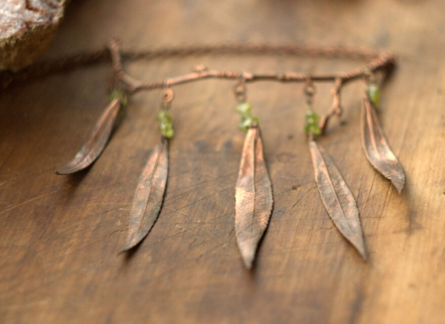 Beautiful Jewelry Made From Natural Objects Using Electroforming Method