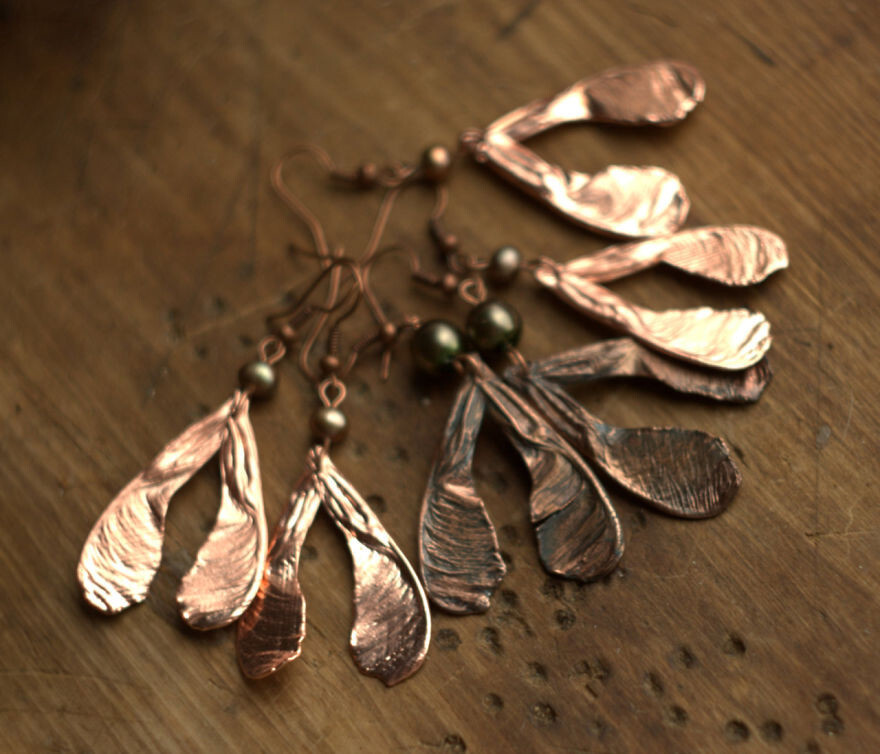 Beautiful Jewelry Made From Natural Objects Using Electroforming Method