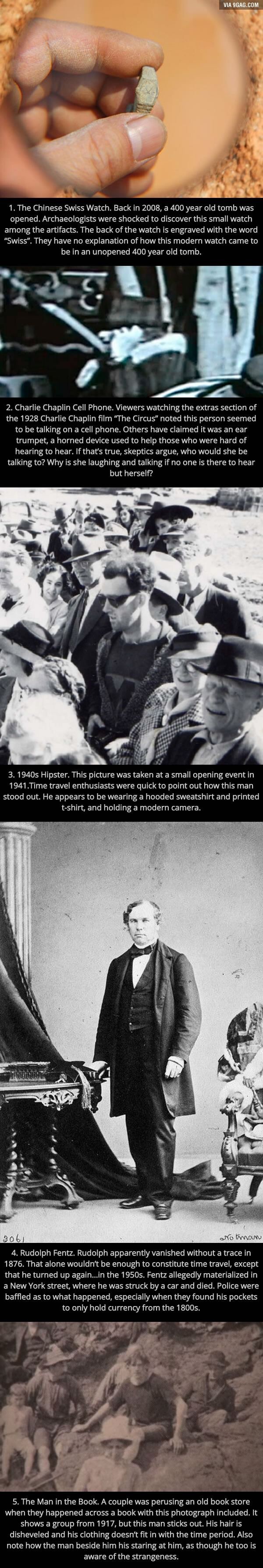 5 Bizarre Pictures Which "Prove" Time Travel Exists