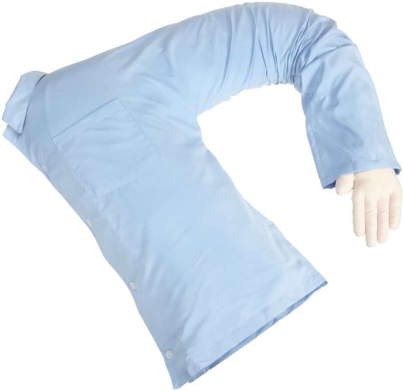 8. A boyfriend body pillow that isn't creepy at all. 