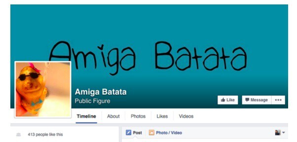 There is now a fan page for Potato. The page is called “Amiga Batata” and it’s amazing.