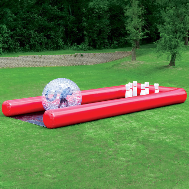 Human bowling ball. Because this definitely won't get old extremely fast. 