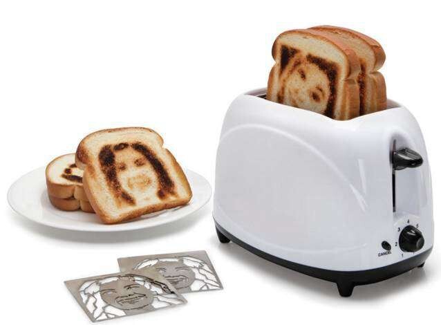 Ever wanted to eat your own face? Yes? Then buy the selfie toaster.