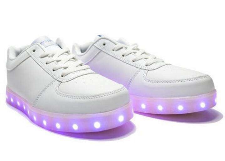 Adult-sized light-up shoes. 