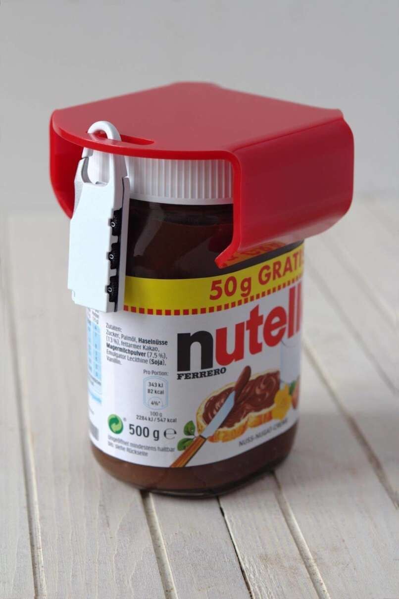 A padlock for your nutella jar. 