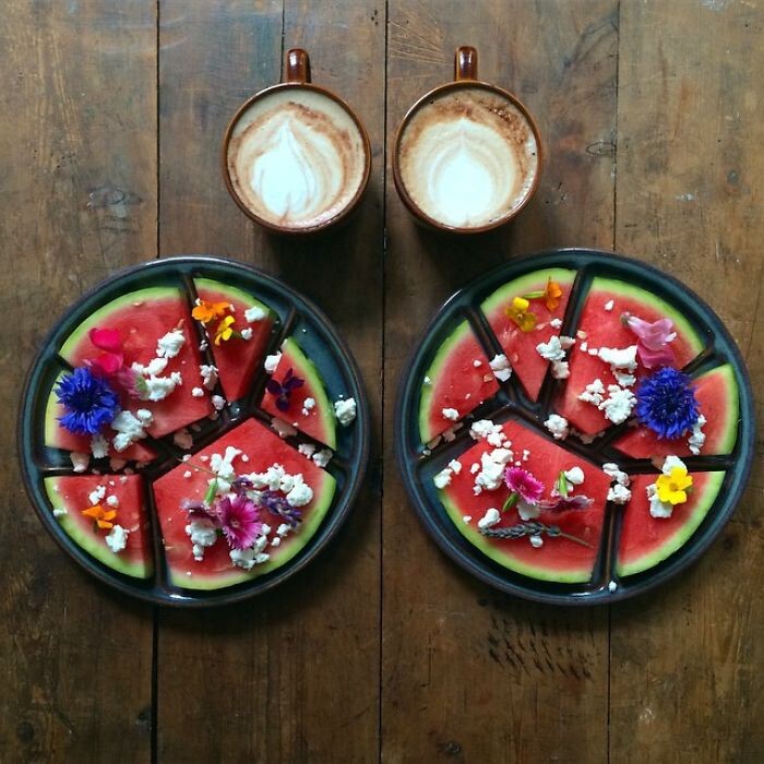 Boyfriend Makes Symmetrical Breakfasts For Himself And His Partner Every Morning