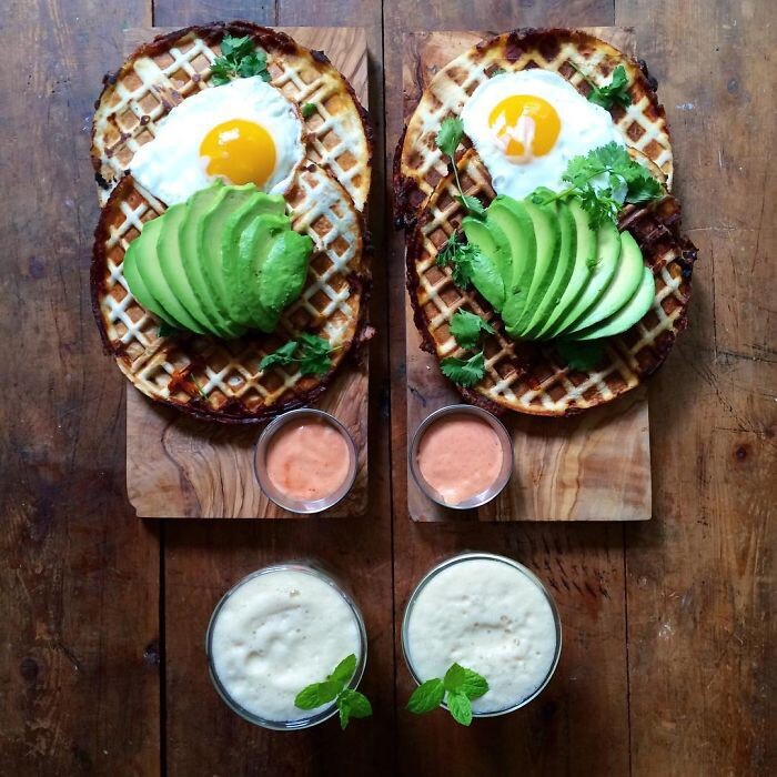 Boyfriend Makes Symmetrical Breakfasts For Himself And His Partner Every Morning