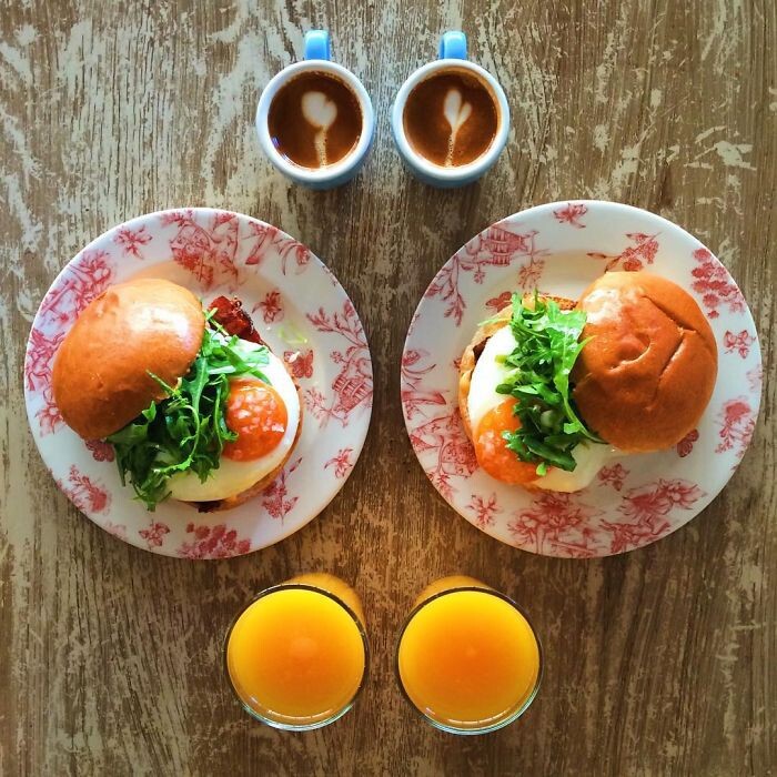 Boyfriend Makes Symmetrical Breakfasts For Himself And His Partner Every Morning