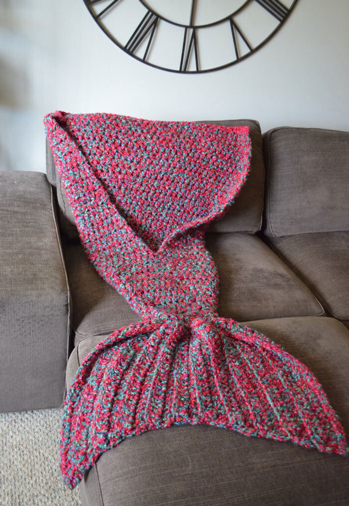 Crocheted Mermaid Tail Blankets By Melanie Campbell