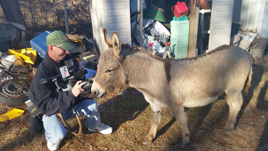 “Squishy,” as they called him, left a huge “present” worthy of his name in Officer Canaan’s police cruiser…