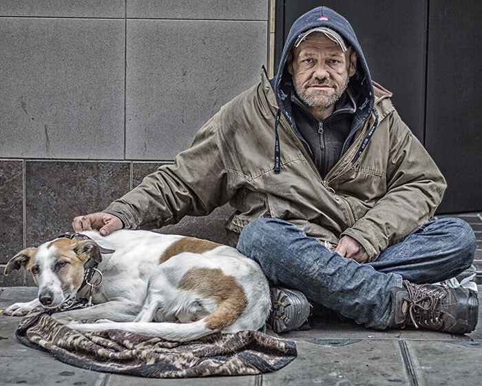 #33 Homeless Man And His Dog