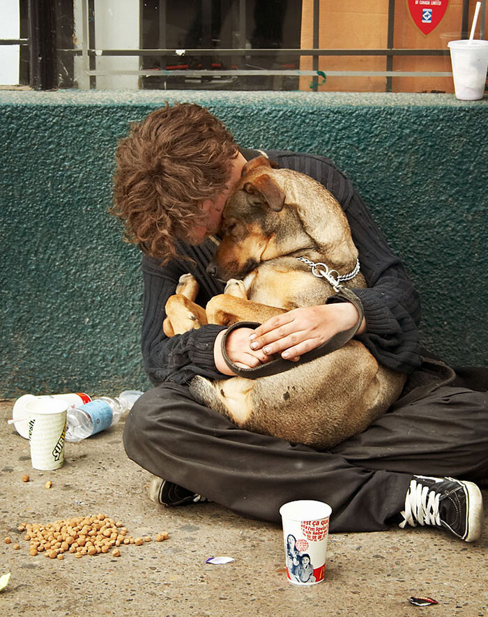 #12 Homeless Man With His Dog
