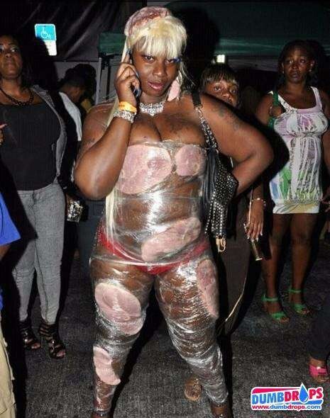 7. Remember when wearing ham to the club was in fashion?