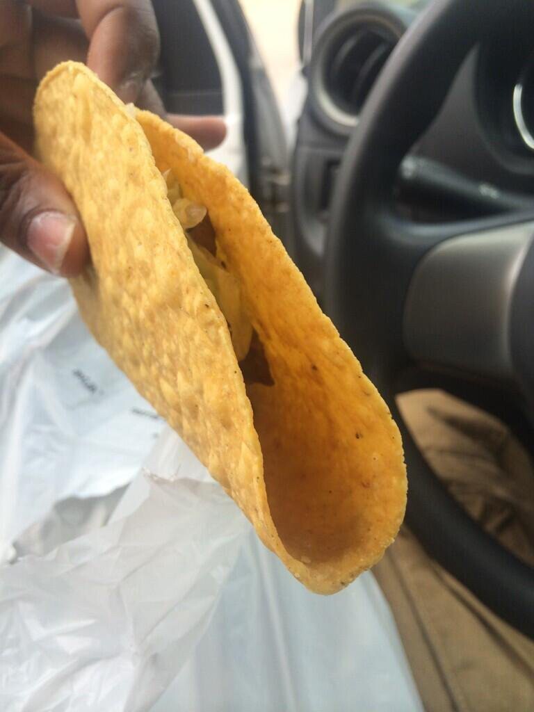 8. No taco should look so downtrodden.