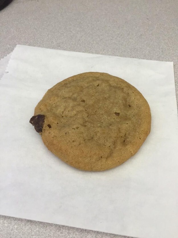 5. No chocolate chip cookie should betray you like this.