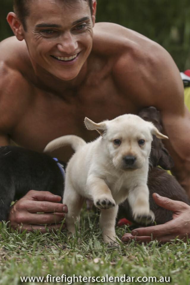 This Firefighters Calendar Just Got Even Hotter With The Addition Of Puppies