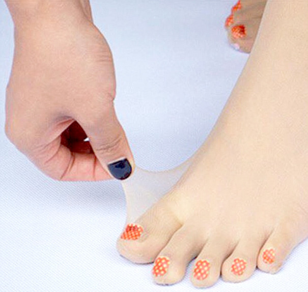 Stockings With Pre-Painted Toenails Are The Latest Craze In Japan