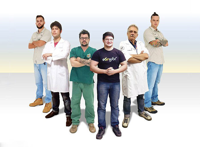 The Animal Avengers assemble includes four vets, one dental surgeon and a 3D designer